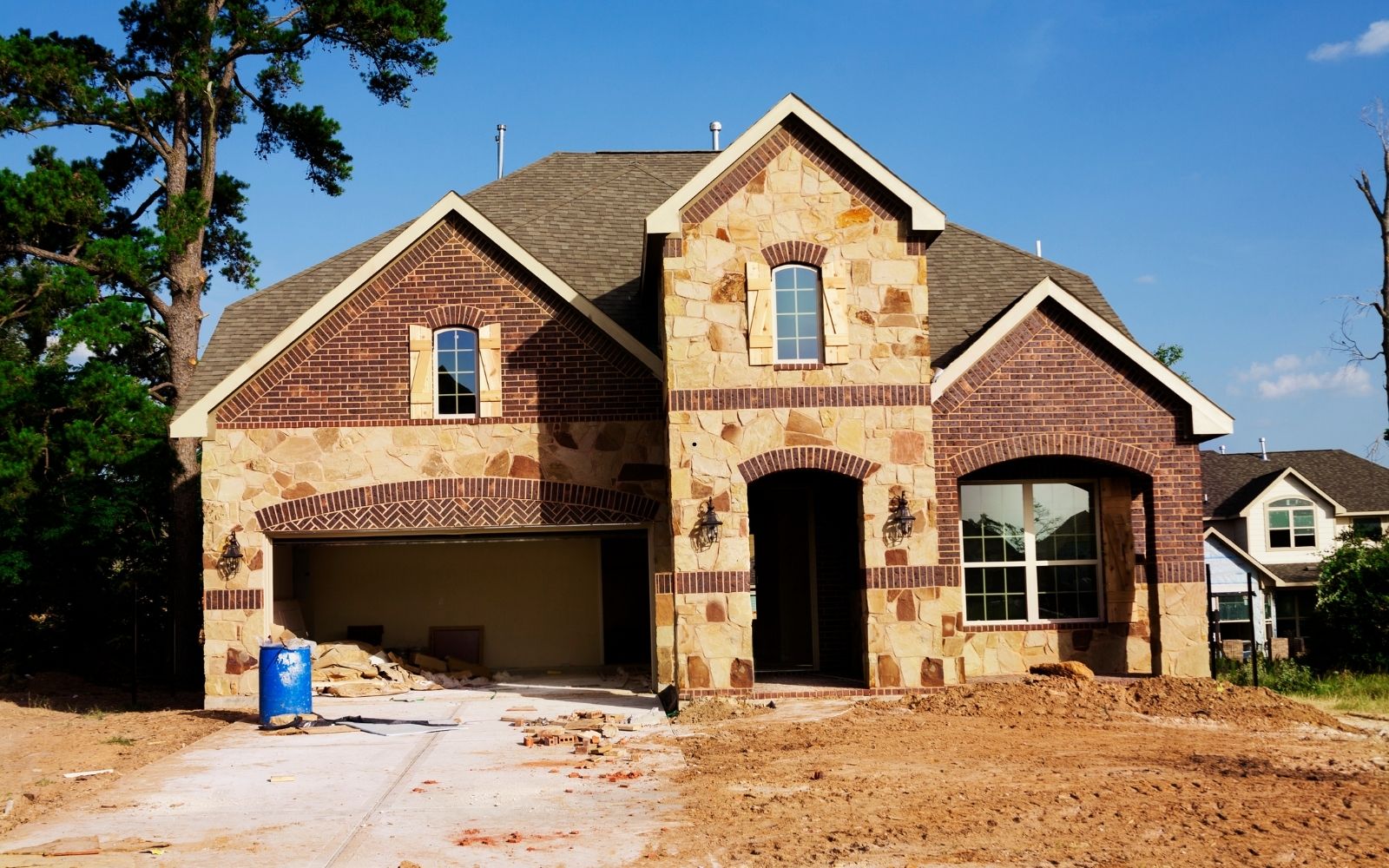 New construction project in progress